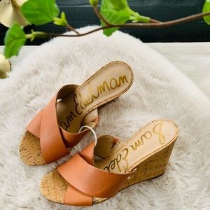 Sam Edelman cord wedge heels Sz 9.5  woman’s NEW